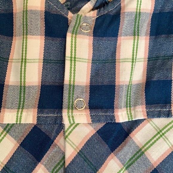 Petit Confection Baby Girl Plaid Ruffle Long Sleeve Dress Size 6 Months NWOT - Picture 6 of 9